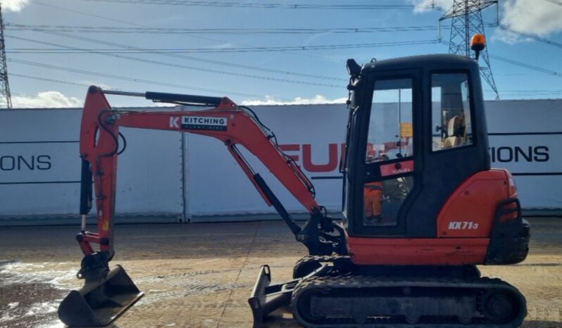 2016 Kubota KX71-3 Mini Excavators For Auction: Leeds – 23rd, 24th, 25th, 26th October @ 08:00am full