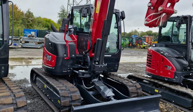 8.0t Yanmar Vio80-1A Midi Excavator- New unused in stock.