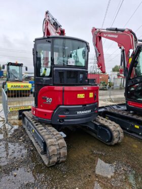 4.8t Yanmar Vio50-6 Midi Excavator- New unused in stock. full