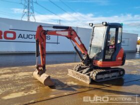 2015 Kubota KX61-3 Mini Excavators For Auction: Leeds – 23rd, 24th, 25th, 26th October @ 08:00am