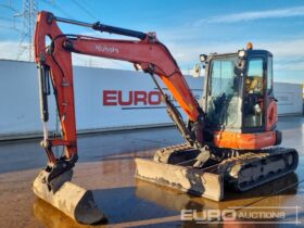 2012 Kubota U55-4 Mini Excavators For Auction: Leeds – 23rd, 24th, 25th, 26th October @ 08:00am