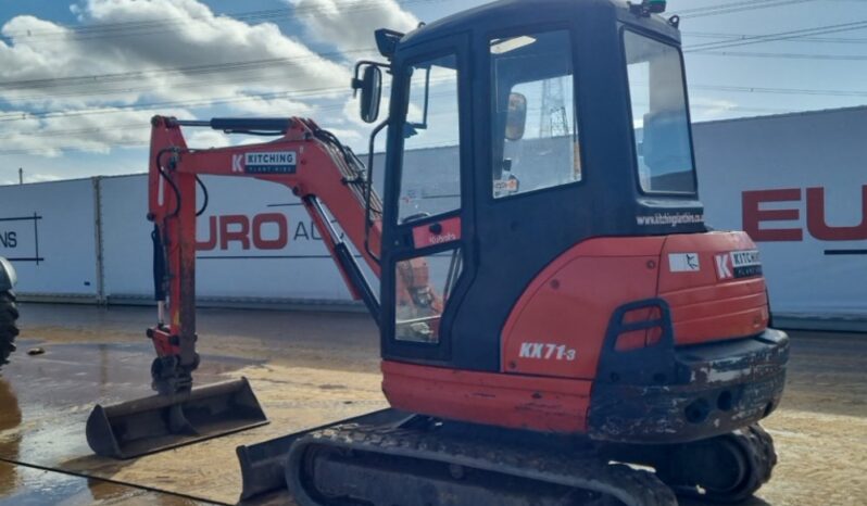 2016 Kubota KX71-3 Mini Excavators For Auction: Leeds – 23rd, 24th, 25th, 26th October @ 08:00am full