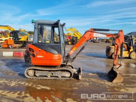 2015 Kubota KX61-3 Mini Excavators For Auction: Leeds – 23rd, 24th, 25th, 26th October @ 08:00am full