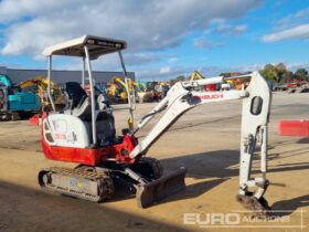 2016 Takeuchi TB216 Mini Excavators For Auction: Leeds – 23rd, 24th, 25th, 26th October @ 08:00am full