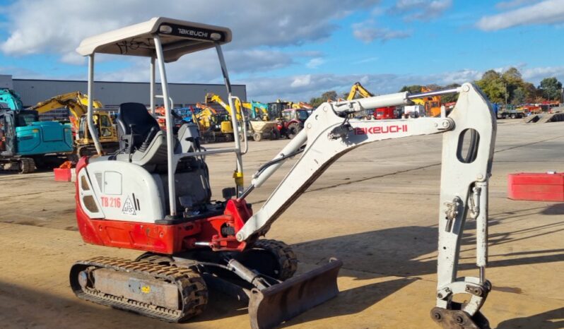 2016 Takeuchi TB216 Mini Excavators For Auction: Leeds – 23rd, 24th, 25th, 26th October @ 08:00am full