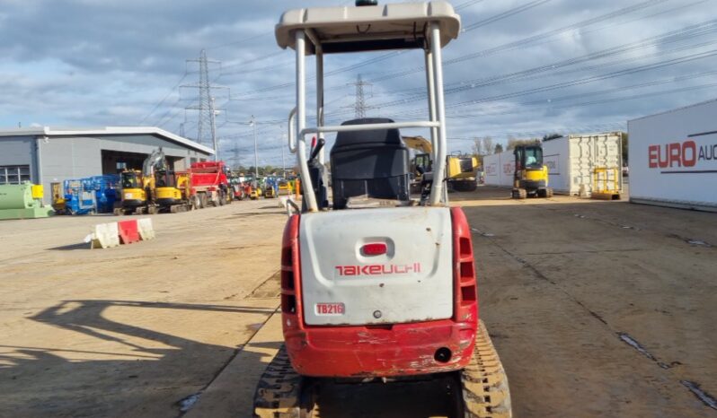 2016 Takeuchi TB216 Mini Excavators For Auction: Leeds – 23rd, 24th, 25th, 26th October @ 08:00am full