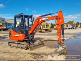 2016 Kubota KX71-3 Mini Excavators For Auction: Leeds – 23rd, 24th, 25th, 26th October @ 08:00am full