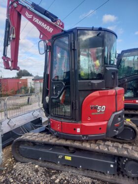 4.8t Yanmar Vio50-6 Midi Excavator- New unused in stock. full