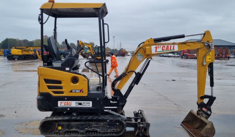 2023 Sany SY16C Mini Excavators For Auction: Leeds – 23rd, 24th, 25th, 26th October @ 08:00am full