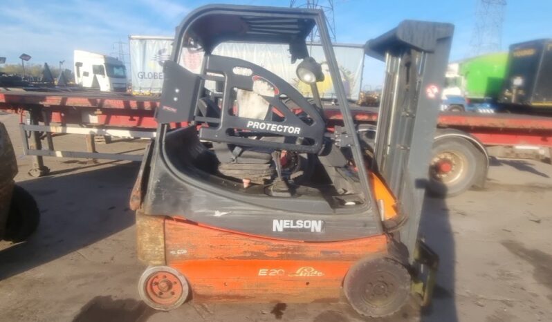 Linde E20-01 Forklifts For Auction: Leeds – 23rd, 24th, 25th, 26th October @ 08:00am full