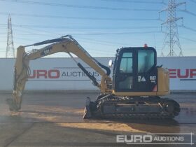 2018 CAT 308E2CR 6 Ton+ Excavators For Auction: Leeds – 23rd, 24th, 25th, 26th October @ 08:00am full