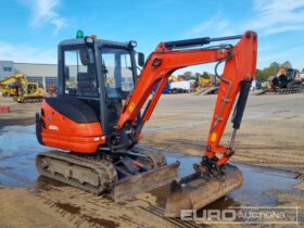 2017 Kubota KX61-3 Mini Excavators For Auction: Leeds – 23rd, 24th, 25th, 26th October @ 08:00am full