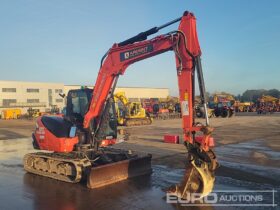 2021 Kubota KX080-4A2 6 Ton+ Excavators For Auction: Leeds – 23rd, 24th, 25th, 26th October @ 08:00am full