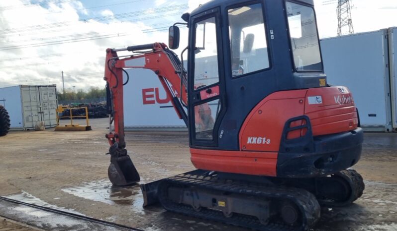 2016 Kubota KX61-3 Mini Excavators For Auction: Leeds – 23rd, 24th, 25th, 26th October @ 08:00am full