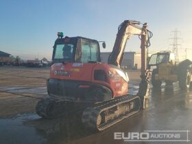 2021 Kubota KX080-4A2 6 Ton+ Excavators For Auction: Leeds – 23rd, 24th, 25th, 26th October @ 08:00am full