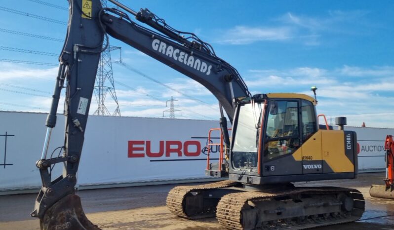 2018 Volvo EC140EL 10 Ton+ Excavators For Auction: Leeds – 23rd, 24th, 25th, 26th October @ 08:00am