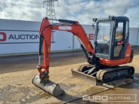 2016 Kubota KX61-3 Mini Excavators For Auction: Leeds – 23rd, 24th, 25th, 26th October @ 08:00am