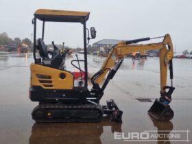 2023 Sany SY16C Mini Excavators For Auction: Leeds – 23rd, 24th, 25th, 26th October @ 08:00am full