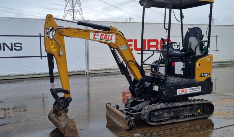 2023 Sany SY16C Mini Excavators For Auction: Leeds – 23rd, 24th, 25th, 26th October @ 08:00am