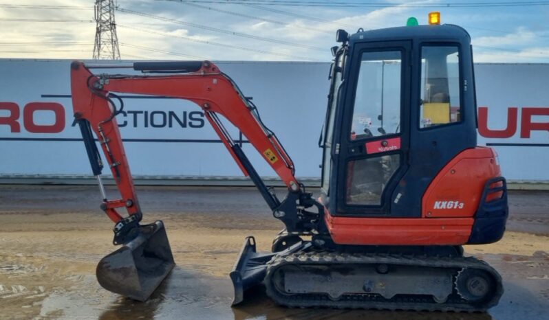 2017 Kubota KX61-3 Mini Excavators For Auction: Leeds – 23rd, 24th, 25th, 26th October @ 08:00am full