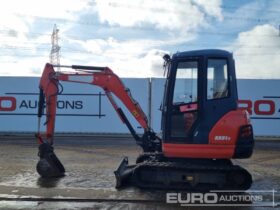 2016 Kubota KX61-3 Mini Excavators For Auction: Leeds – 23rd, 24th, 25th, 26th October @ 08:00am full