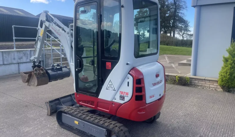 Takeuchi TB216 Mini Digger full