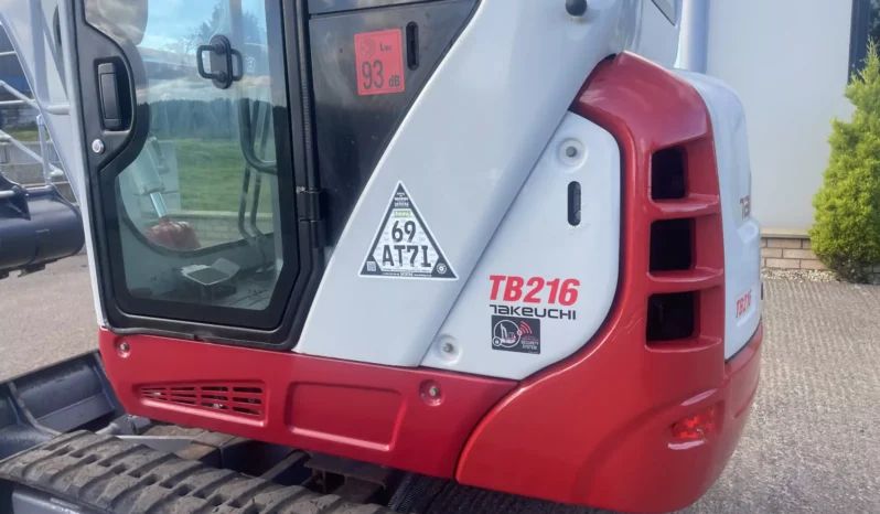 Takeuchi TB216 Mini Digger full