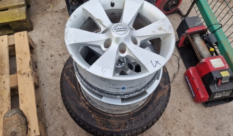 3x Nissan Alloy Rims & 1x Tyres For Auction on 2024-10-26