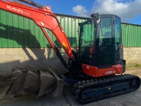 5.5T Excavator Kubota U56-5 2021 High Spec, Hyd Hitch, Aircon, Camera, Twin Lines- low hours full