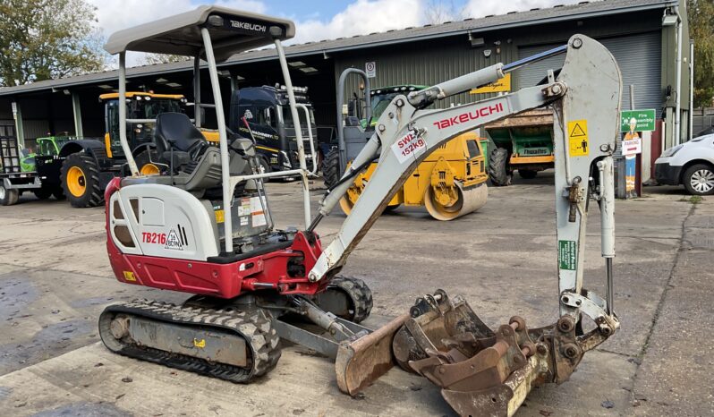 TAKEUCHI TB216 full