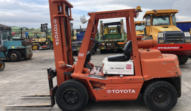 Toyota FD 50,5 ton diesel forklift full