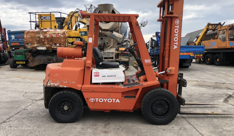 Toyota FD 50,5 ton diesel forklift full