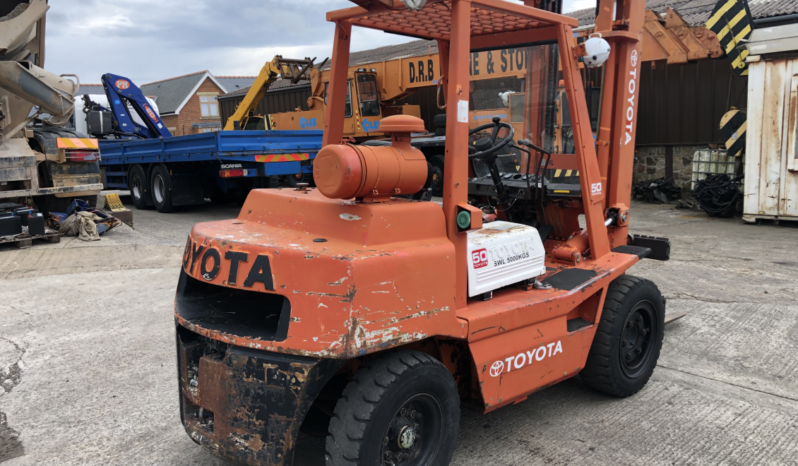 Toyota FD 50,5 ton diesel forklift full