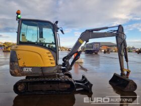 2015 Volvo EC27C Mini Excavators For Auction: Leeds -27th, 28th, 29th, 30th November 24 @ 8:00am full