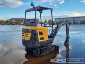 2015 Volvo EC15C Mini Excavators For Auction: Leeds -27th, 28th, 29th, 30th November 24 @ 8:00am full