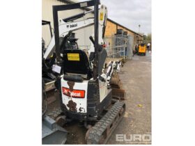 2018 Bobcat E10 AAEM Mini Excavators For Auction: Leeds -27th, 28th, 29th, 30th November 24 @ 8:00am full