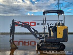 2015 Volvo EC15C Mini Excavators For Auction: Leeds -27th, 28th, 29th, 30th November 24 @ 8:00am full