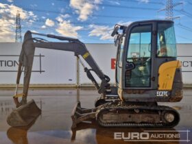 2015 Volvo EC27C Mini Excavators For Auction: Leeds -27th, 28th, 29th, 30th November 24 @ 8:00am full