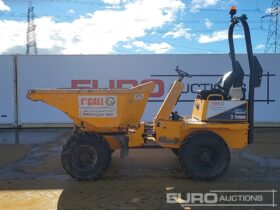 2018 Thwaites 3 Ton Site Dumpers For Auction: Leeds -27th, 28th, 29th, 30th November 24 @ 8:00am full