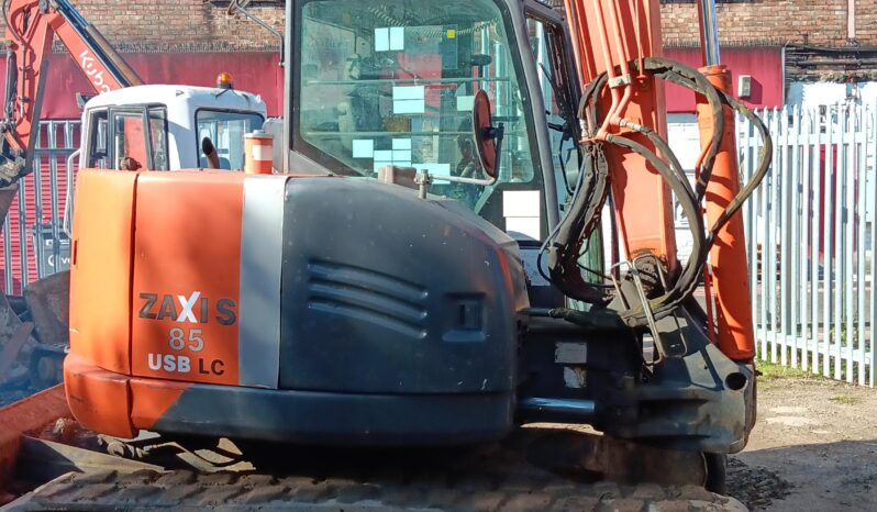 Hitachi ZX85USB-3 8.5 tonne rubber tracked hydraulic excavator, 10,946 hours serial number For Auction on 2024-11-07 full