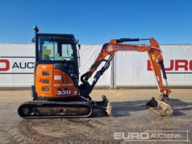 2021 Hitachi ZX33U-6 CLR Mini Excavators For Auction: Dromore – 6th & 7th December 2024 @ 9:00am For Auction on 2024-12-7 full