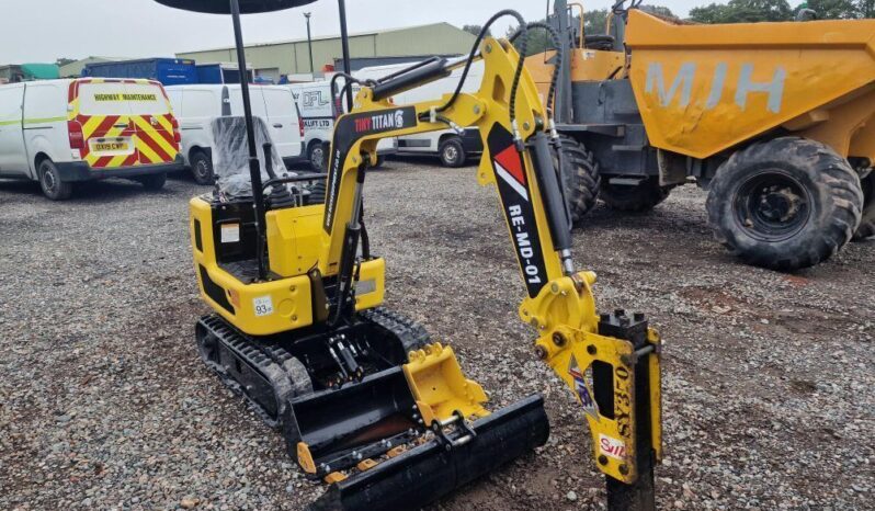 2024 New & Unused Rock Equipment Tiny Titan RE-MD-01 Micro Excavator For Auction on 2024-11-09