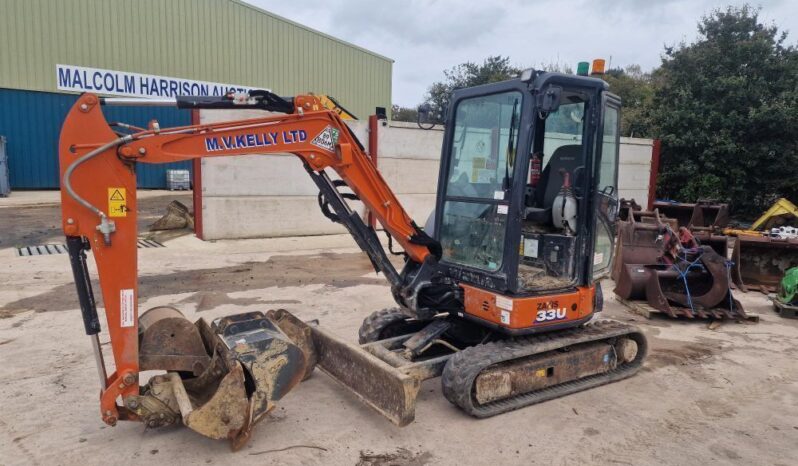 2021 Hitachi ZX 33U – 6 CLR Mini Digger For Auction on 2024-11-09