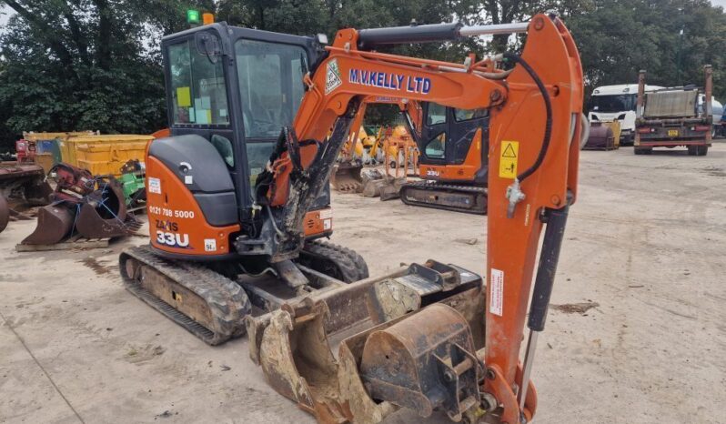 2021 Hitachi ZX 33U – 6 CLR Mini Digger For Auction on 2024-11-09 full