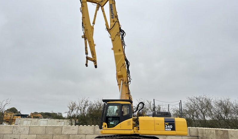 Komatsu PC340 HRD-7 21m High Reach Demolition Excavator full