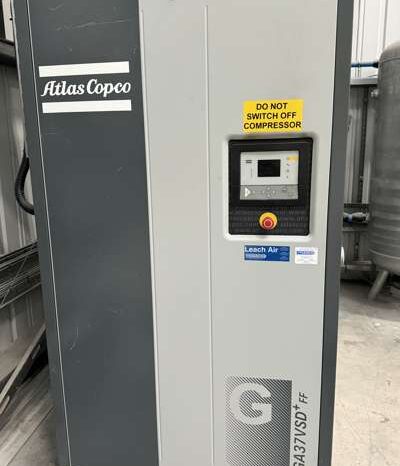 2017 Atlas Copco GA37VSD+FF Screw Compressor and 2000l Vertical Receiver Tank For Auction on 2024-11-15 For Auction on 2024-11-15 full