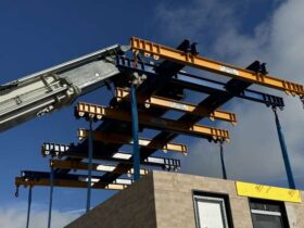 2020 Liebherr LRS 545 45,000kg Capacity Tele Handling Reach Stacker Complete with a 6000-8000kg Fully Adjustable Multi Beam Lifting Frame For Auction on 2024-11-15 For Auction on 2024-11-15 full