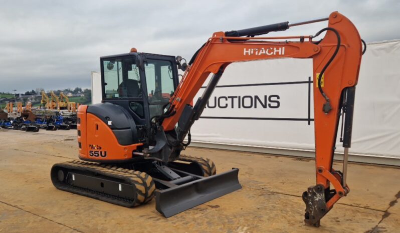 2017 Hitachi ZX55U-5A CLR Mini Excavators For Auction: Dromore – 6th & 7th December 2024 @ 9:00am For Auction on 2024-12-7 full