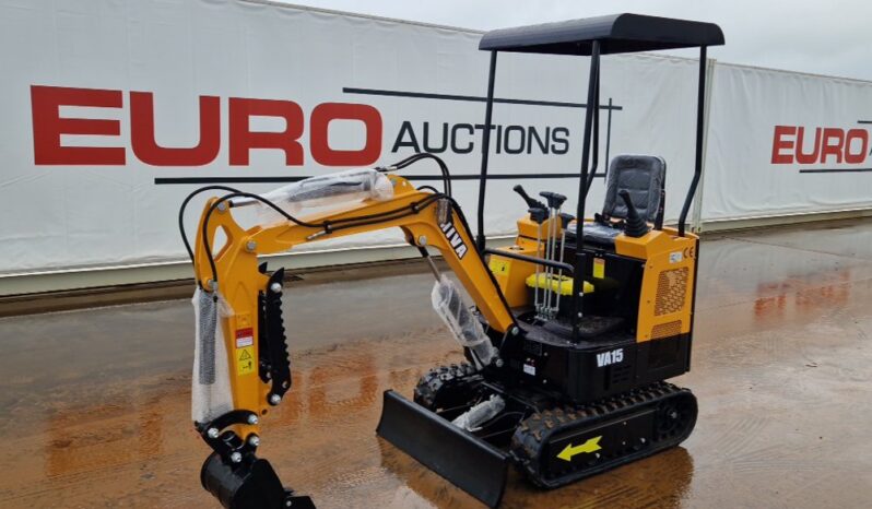 Unused 2024 Miva VA15 Mini Excavators For Auction: Dromore – 6th & 7th December 2024 @ 9:00am For Auction on 2024-12-7