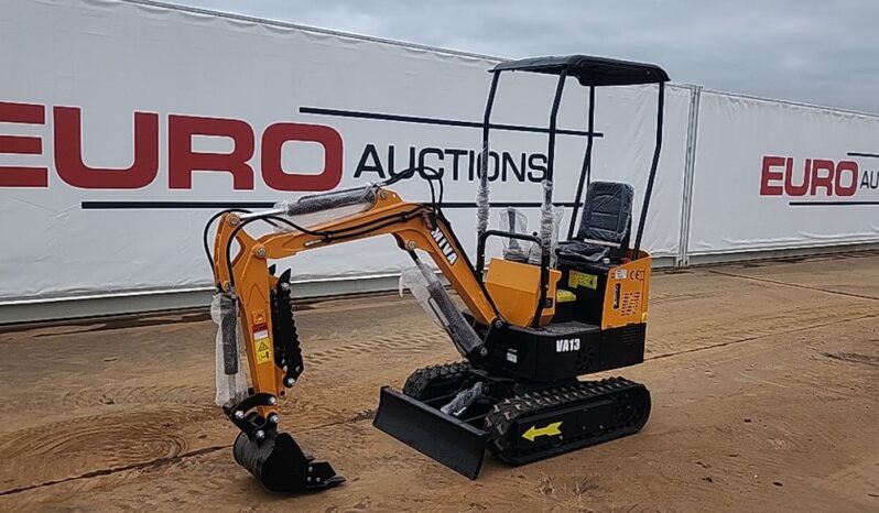 Unused 2024 Miva VA13 Mini Excavators For Auction: Dromore – 6th & 7th December 2024 @ 9:00am For Auction on 2024-12-7